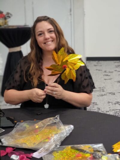 Working on decoration for prom