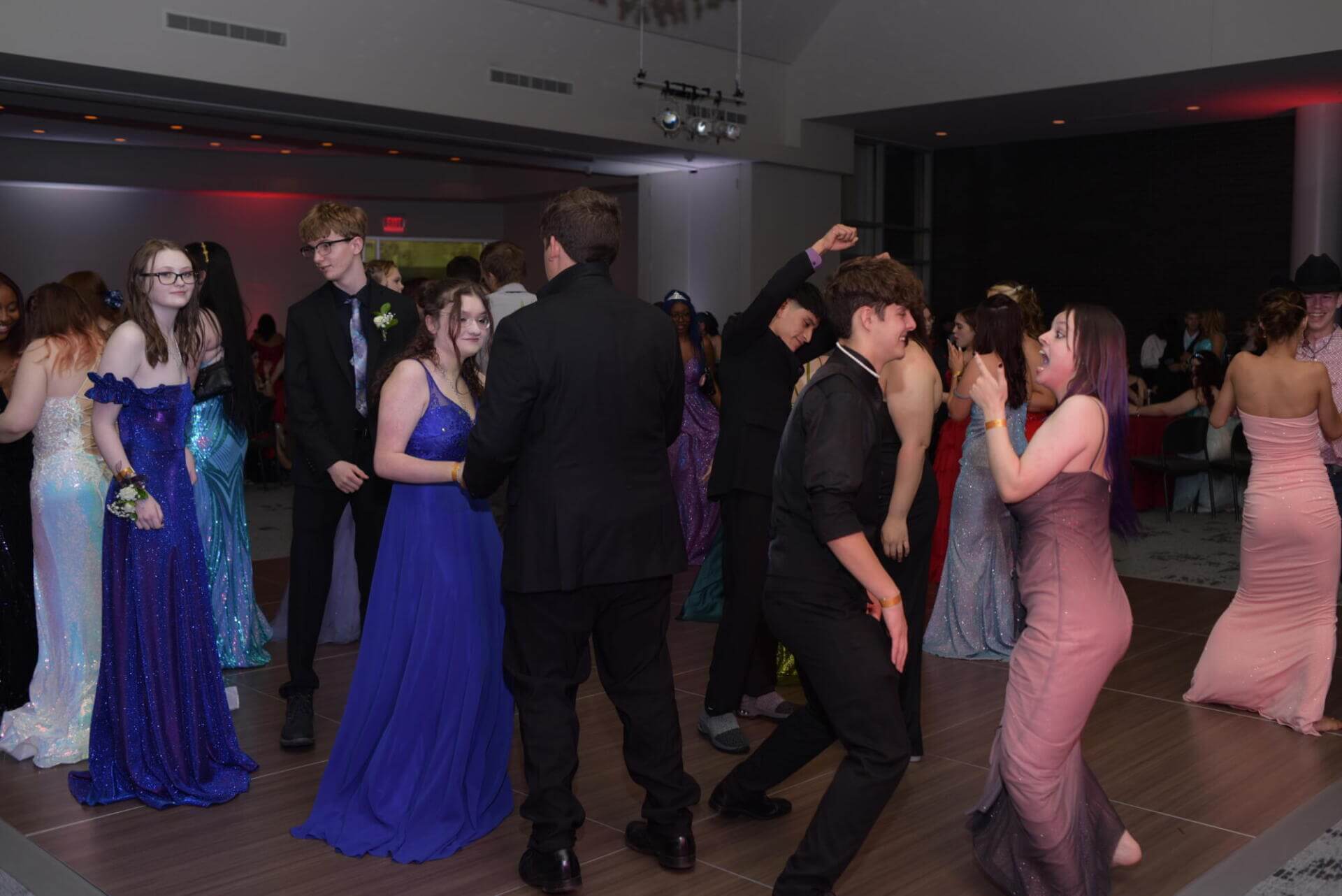 Young people dancing