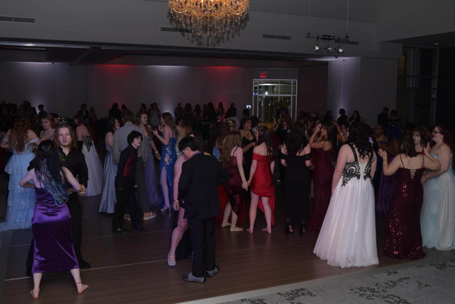 Students dancing with their partners