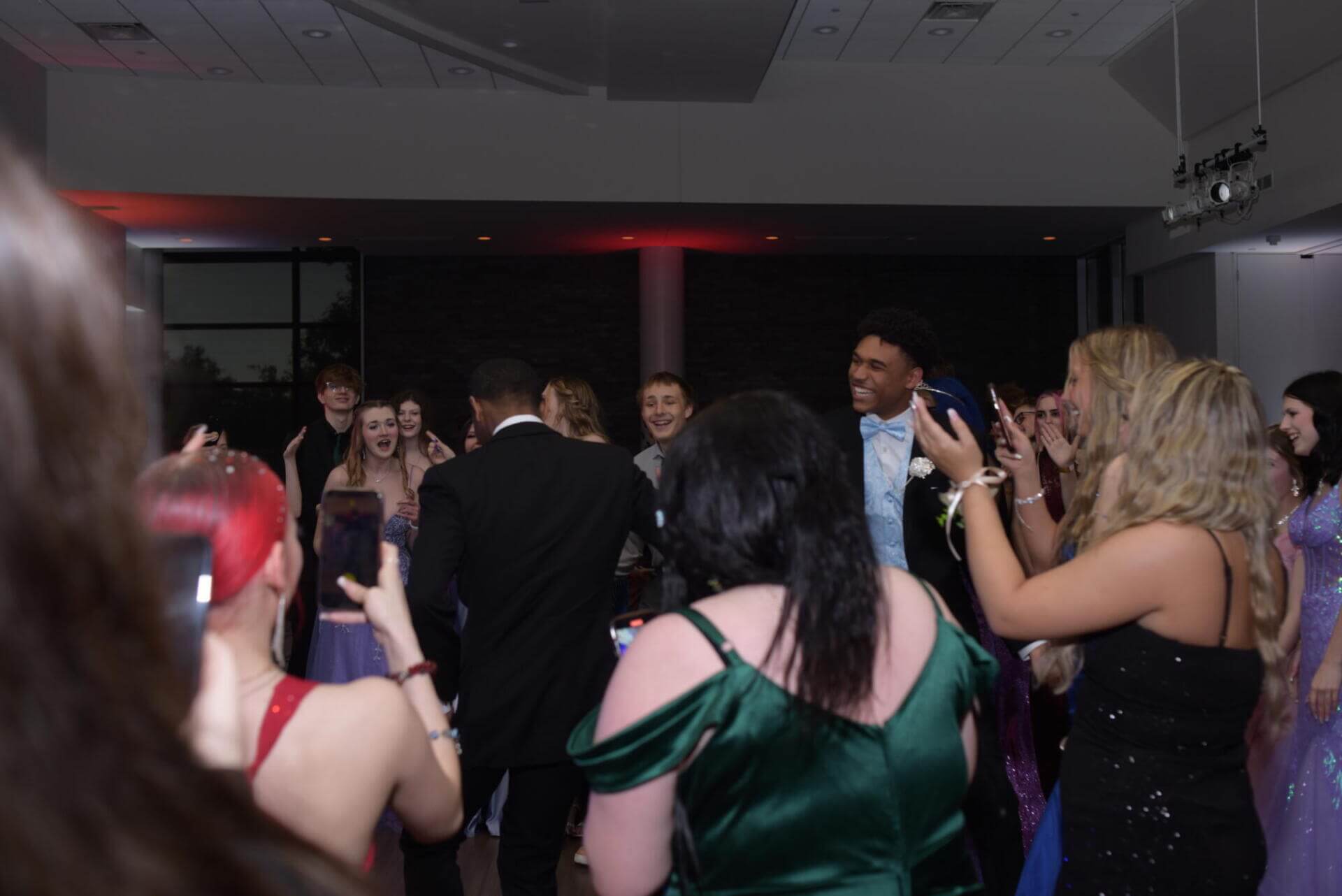 Young people smiling