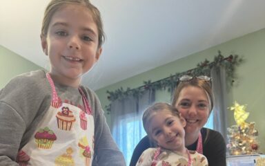 Katie and her daughters