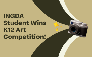 INGDA Student Wins K12 Art Competition!