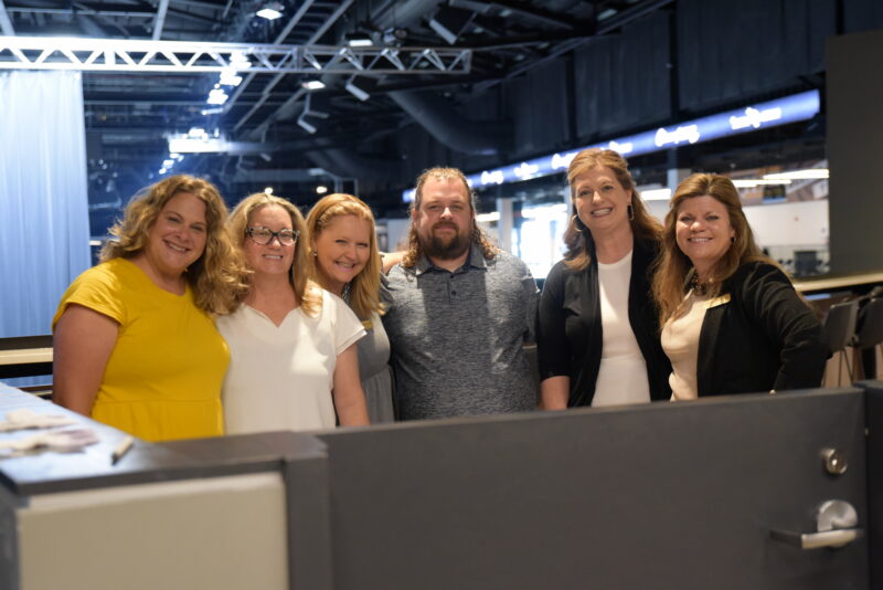 group of people smiling